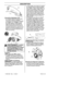 Page 32Fren ch --- 32
115491326 Rev. 2 4/30/12
DESCRIPTION
SLe tube souffleur (K) est doté d’un système
de montage à fente et à taquet de fixation.
Pour installer ou retirer le tube souffleur (ou
le tube du sac collecteur 125BV
X-- SERIE S),
retirez le boulon de fixation du tube. Alig-
nez la fente de la sortie d’air du souffleur
avec la nervure en relief du tube, puis en-
foncez le tube de façon à aligner les per-
çages du tube avec ceux du carter de l’ap-
pareil. Réinstallez et serrez le boulon de
fixation du...