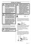 Page 57TECNICA DE TRABAJO
Spanish – 57
Técnica básica de trabajo
Después de cada momento de trabajo reduzca siempre 
la velocidad del motor a ralentí. Un tiempo demasiado 
largo a máxima velocidad sin que el motor esté cargado 
puede averiar seriamente el motor.
Recorte de hierba con el cabezal de corte
Recorte
•Mantenga el cabezal de corte justo por encima del 
suelo, en posición inclinada. Es la punta del hilo la 
que realiza el trabajo. Deje que el hilo trabaje con su 
propio ritmo. Nunca lo presione contra...