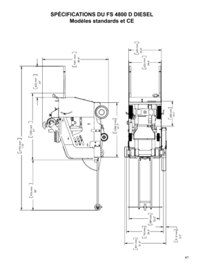 Page 41
41

SPÉCIFICATIONS DU FS 4800 D DIESEL
Modèles standards et CE 