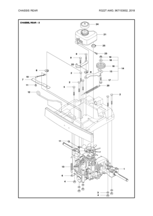 Page 20CHASSIS
REAR R322TAWD,967153002, 2018 