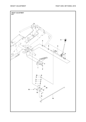 Page 38HEIGHT
ADJUSTMENT R322TAWD,967153002, 2018 