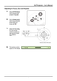 Page 25
DLP® Projector – User’s Manual 
– 17  – 
Adjusting the Focus, Zoom and Keystone 
1.   Use the  Image-focus   
control (on the projector 
only) to sharpen the 
projected image
A. 
2.   Use the  Image-zoom   
control (on the projector 
only) to resize the pro-
jected image and 
screen size 
B.  
3.   Use the  KEYSTONE  
buttons (on the projec-
tor or the remote 
control) to correct im-
age-trapezoid (wider 
top or bottom)  
effect. 
Remote control and OSD panel
 
4.   The keystone control  
appears on the...