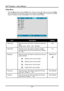 Page 38
DLP® Projector – User’s Manual 
Utility Menu  
Press the Menu button to open the Main menu. Press the cursor  button to move to the Utility 
menu. Press the cursor  button to move up and down in the Utility menu. Press  to change 
values for settings, and then press Enter or  to confirm the new setting. 
 
Item Description Default 
Video Type Press the cursor  button to select the video stan-
dard  
(Range: Auto – NTSC – PAL – SECAM) 
Auto 
Video AGC Press the cursor  button to enable or disable...