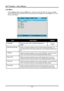 Page 40
DLP® Projector – User’s Manual 
Tool Menu  
Press the Menu button to open the Main menu. Press the cursor  button to move to the Tool 
menu. Press the cursor  button to move up and down in the Tool menu. Press Enter or  to con-
firm the new setting. 
 
Item Description Default 
Language Press the cursor  to select the desired lan-
guage English 
Remote control test Follow on-screen prompts to carry out the remote control test. You 
are returned to the Tool menu at the end or by pressing the Menu but-...