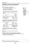 Page 29E-29
General Operation
Enlargement of the Image and Video Movement
This function digitally enlarges the personal computer image and video
image.
(1) Press the ZOOM button to enlarge the image.
The zoom display appears when the ZOOM button is pressed.
When the  button is pressed, the image is enlarged approximately 2
times, and when the  button is pressed the image is reduced (re-
turning to 1:1).
• Images input from a Digital, Image Viewer or Network cannot be
enlarged.
(No enlargement) (Approximately...