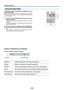 Page 35E-35
General Operation
Using the Quick Menu
This function permits frequently used adjustments to be
performed quickly.
Note that the Quick Menu will not be displayed unless the signal
of the connected equipment is input. Please select the input that
you wish to adjust.
(1) A press of the QUICK MENU button brings up the quick
adjustment display.
Further presses cause the adjustment display to change in
sequence.
The adjustment display can be selected with use of either the
SELECT  or  button.
(2) Press...