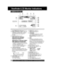 Page 3030For assistance, please call : 1-800-211-PANA(7262) or send e-mail to : consumerproducts@panasonic.com
Viewfinder/LCD Monitor Indications
 1Zoom Magnification level (pages 22, 27).
 2Battery Remaining  (page 29).
“WARNING LOW BATTERY” appears
and Camcorder shuts off after 15
seconds.
 3Tape Remaining (page 29).
“” flashes and “TAPE END”
appears for 5 seconds when:
• End of tape is reached.
“” flashes for 1 minute and “CHECK
TAPE” appears for 5 seconds when:
• RECORD/PAUSE is pressed with no
cassette, or...