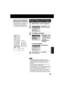 Page 23Timer Operation
23
Repeat steps 1 and 2 on page 22.1
CANCEL : ADD / DLT   SELECT   1 - 8 :          ENTER   :      END       : PROG / ACT I ON      
P  DT  START    STOP    CH  SPD1   day  day    9 : 0000p 1212 : 0000a  0808     SP  SP2     8  10 : 00a 12 : 00p 125    SP3   10    8 : 00p  9 : 00p  10    SP4   SU    9 : 00p 10 : 00p     L    LP
8  SAT SAT  9:0000P  P  1212: 0000A 0808TODAYCATEGORY : MOV I E----------------------------------------------
DATE       START       STOP       CH
ABC  SPSESELE CT...