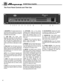 Page 44
The Front Panel Controls and Their Use
B2/B2R Bass Amplifier
0 +12dB
-12dB 40Hz 8kHz5kHz 2kHz 900Hz 600Hz 300Hz 150Hz 80Hz
EQ LIMIT PEAK -15dB
ON
GAIN PAD BASS ULTRA MID TREBLE MASTER LIMITER INPUT
ON
POWER
0
12876541091131213
1. 0dB (INPUT):The signal output from an
instrument (active or passive) or a line level
signal may be connected here by means of
a shielded instrument cable.
2. 15dB PAD:This switch, when
depressed, attenuates the input signal by
15dB. Attenuation allows the Gain control
(#4) to...