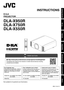 Page 1.
D-ILA
PROJECTOR
DLA-X950R
DLA-X750R
DLA-X550R
. .
.
Not suitable for household room illumination. INSTRUCTIONS
B5A-1144-13Getting Started
Set up
Operate
Adjust/Set
Maintenance
Troubleshooting
Others  http://manual3.jvckenwood.com/projector/mobile/global/
The Mobile User Guide can be viewed on mobile internet devices including\
 
smartphones and tablets.
Mobile User Guide Pour utilisation par le client :
Entrerci-dessous le N°de série qui 
est situé sous le boîtier. Garder 
cetteinformation comme...