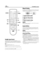 Page 18Filename [HR-J770EU1.fm]
Masterpage:Left
18 ENPLAYBACK (cont.)
Variable Speed Search
During playback or still, turn the 
SHUTTLE ring to the 
right for forward variable-speed search, or to the left for 
reverse variable-speed search (refer to the illustration on 
page 17).
OR
During still picture, press w or e.●The more times you press, the faster the playback picture 
moves.
●To decrease speed, press the button for the opposite direction.
Manual Tracking
Your video recorder is equipped with automatic...