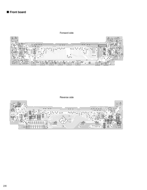 Page 372-6
Front board
Forward side
Reverse side
 D601 
 D602  D603 
 D604 
 D605 
 D606  D607  D608 
 D609 
 D610 
 D611 
 D612  D613 
 D614    D615 
 D616 
 D617 
 D618 
 D619 
 D620 
 IC602   R601  R602 
 R603 
   R604 
 R605  R606 
 R607 
 R608 
 R609    R610    R611 
 R612 
 R613  R614   R615     R616 
   R617 
 R636  R637   R638 
 R639 
 S601 
 S606   S608   S609 
 S610  S611   S602   S603  S604 
 S607 
 S605 
 S612 
 S613 
 S614 
 S615 
 S616  S617 
 S618    S619 
 S620 
 LCD1  D731 
 D732 
 C601 
 C602...