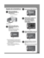 Page 49SP5
Ajuste de la fecha/hora
2
Abra la pantalla de 
LCD para encender la 
videocámara.
3
Seleccione [SÍ] antes 
de que transcurran 10 
segundos
5
Botón de alimentación
4Seleccione [CONF. RELOJ]
 Cuando desaparezca el mensaje, pulse el 
botón de alimentación durante al menos 2 
segundos para desactivar la alimentación y, 
a continuación, púlselo de nuevo durante al 
menos 2 segundos.
 Toque los sensores con el dedo. Los 
sensores no funcionarán si los toca con 
una uña o con guantes.
Seleccione la ciudad...