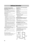 Page 2723
Additional Information
Learning More about This System
Daily Operations—Playback (see pages 9 to 14)
Listening to the Radio:
•If you store a new station into an occupied preset number, the 
previously stored station in that number will be erased.
•When you unplug the AC power cord or if a power failure 
occurs, the preset stations will be erased in a few days. If this 
happens, preset the stations again.
Playing Back a Disc:
•When using an 8 cm (3-3/16 inch) disc, place it on the inner 
circle of the...