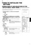 Page 1311
Functions (Items)Initialization(setting)
SHARPNESS +03
COLOR SYSTEMAU TO
ASPECT RATIO 4–3
COLOR TEMP. 6500
H. POSITION 00
WHITE BALANCE
         R. CUT OFF 00
G. CUT OFF 00
B. CUT OFF 00
R. DRIVE 00
B. DRIVE 00
CONTROL LOCK OFF
STATUS DISPLAY ON
INPUT REMOTE OFF
ASPECT REMOTE OFF
PHASE 00
CHROMA 00
CONTRAST 00
BRIGHT 00
VOLUME 
20
 RESET
             Are   you     sure ?
“Ye s”  then   
“No”  then   
Sorts
 screen
 screen
Picture adjustment
Volume
HOW TO INITIALIZE THE
SETTING
SCREEN DISPLAY AND...