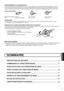 Page 37FRANÇAIS
SOMMAIRE
PRECAUTIONS DE SECURITE ....................................................................... 2
COMMANDES ET CARACTERISTIQUES ....................................................... 4
POUR EFFECTUER LES OPERATIONS DE BASE ........................................ 7
POUR UTILISER LES FONCTIONS DE MENU ............................................... 8
POUR INITIALISER LE REGLAGE ................................................................ 11
EXEMPLE DE RACCORDEMENT DE BASE...