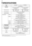 Page 2220
SPECIFICATIONS
MODEL TM-H1950CG TM-H1750CG
TypeColor video monitor
Color systemPAL, NTSC (3.58)
Picture tube49 cm (19) measured diagonally, 44 cm (17) measured diagonally,
90° deflection, in-line gun, 90° deflection, in-line gun,
trio-dot type trio-dot type
(phosphor dot-trio pitch 0.27 mm) (phosphor dot-trio pitch 0.27 mm)
Effective screen sizeWidth 365.8 mm (14-5/8) Width 327.5 mm (12-7/8)
Height 274.3 mm (10-7/8) Height 246.2 mm (9-5/8)
Diagonal 457.2 mm (18) Diagonal 407.1 mm (16-1/32)
Scanning...