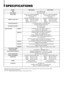 Page 2120
SPECIFICATIONS
MODEL TM-H1950CG TM-H1750CG
TypeColor video monitor
Color systemPAL, NTSC (3.58)
Picture tube49 cm (19) measured diagonally, 44 cm (17) measured diagonally,
90° deflection, in-line gun, 90° deflection, in-line gun,
trio-dot type trio-dot type
(phosphor dot-trio pitch 0.27 mm) (phosphor dot-trio pitch 0.27 mm)
Effective screen sizeWidth 365.8 mm (14-5/8) Width 327.5 mm (12-7/8)
Height 274.3 mm (10-7/8) Height 246.2 mm (9-5/8)
Diagonal 457.2 mm (18) Diagonal 407.1 mm (16-1/32)
Scanning...