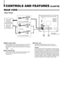 Page 7VIDEO AREMOTE
SLOT
AUDIO A
AUDIO B VIDEO B
IN OUT
IN
ININOUT
OUT
INOUT
Y/COUT
2423
25
25
25
REAR VIEW

CONTROLS AND FEATURES (cont’d)
6
Main power switch
Press the switch to turn the main power ON or OFF. When
the main power is ON, the power indicator on the front
panel lights in orange and the monitor enters the stand-by
mode.
I : ON : OFF
AC inlet [AC IN]
Power input connector. Connect the provided AC power
cord 
t to an AC outlet (120 V AC or 230 V AC,
50 Hz/60 Hz).To AC  outlet
(230 V AC,
50 Hz/60...