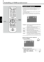 Page 5852
Dansk
1 234
5 678
9
TVVCR
0
STANDBY/ONAUDIO
VCR TV
CENTER
REAR-R REAR-L
TEST
DVD FM/AM
CONTROL
AUX
TV/VIDEO
MUTINGREC/MEMORY
SEARCH
TOP
MENU
MENU
PTY PTYNEWS/INFO
PTY SEARCH
CHOICE
DOWN - TUNING - UP
SLOW
AUDIO
RETURN DIMMER DSP
SLEEP
RM-STHA35R
DVD CINEMA SYSTEM
SURROUND
SUB TITLE ANGLE ZOOM
ON SCREEN
RDS CLEAR SETTING FM MODE
SUBWOOFER
TV VOL
AUDIO VOL
SOUND
ENTER
3/2/5/∞
ENTER
CHOICE
Indstilling af DVD-præferencer
Anvendelse af valgmenuerne
Man kan justere DVD’ens afspilning oprindelige...