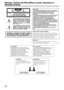 Page 2G-1
Warnings, Cautions and Others/Mises en garde, précautions et 
indications diverses
Note to CATV system installer:
This reminder is provided to call the CATV system installer’s 
attention to Section 820-40 of the NEC which provides guidelines 
for proper grounding and, in particular, specifies that the cable 
ground shall be connected to the grounding system of the 
building, as close to the point of cable entry as practical.
CAUTION
Changes or modifications not approved by JVC could void the 
user’s...