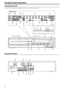 Page 85
Front panel (center unit)
The numbers in the figures indicate the pages where the details of the parts are described.
Rear panel (center unit)
Display window
24372024
1828 20
37 31, 32
Disc tray (inside): 1920
20 21
19 19 19 21, 36 17
17
17 19 16 16 36
31 30
36Remote sensor: 7
13 12 18
13
38
13 138
13
12 1312 12
Description of parts and controls
TH-C60-40[J]rev-4.book  Page 5  Tuesday, April 18, 2006  2:16 PM
 