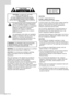 Page 2G-1
This lightning flash with arrowhead symbol
within an equilateral triangle is intended to
alert the user to the presence of uninsulated
dangerous voltage within the product’s
enclosure that may be of sufficient
magnitude to constitute a risk of electric
shock to persons. 
The exclamation point within an equilateral
triangle is intended to alert the user to the
presence of important operating and
maintenance (servicing) instructions in the
literature accompanying the product.
WARNING:Do not install...