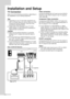 Page 106
TV Connection
Make one of the following connections, depending on
the capabilities of your existing equipment.
Tips:
 Depending on your TV and other equipment you
wish to connect, there are various ways you could
connect the 
DVD/CD Receiver. Use one of the
connections described below.
 Please refer to the manuals of your TV, VCR,
Stereo System or other devices as necessary to
make the best connections.
Caution:
 Make sure the DVD/CD Receiver is connected
directly to the TV. Select the correct AV...