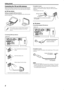 Page 12Getting started
9
Connecting the FM and AM antennas
Make sure the antenna conductors do not touch any other terminals, 
connecting cords and power cords. This could cause poor reception.
AM loop antenna
Setting up supplied AM loop antenna
Attach the AM loop to its base by snapping the tabs on the loop into 
the slot on the base.
 
Connecting AM loop antennaIf reception is poor
Connect an outdoor single vinyl-covered wire antenna (not 
supplied) to the AM EXT terminal. (Keep the AM loop antenna...