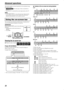 Page 3633
Advanced operations
This section explains advanced operations for disc playback using 
the remote control.
  shows the types of discs an operation is 
available for.
 Turn on your TV and select the correct input mode on the TV.
NOTE
If “” appears on the TV screen when pressing a button, the disc 
cannot accept an operation you have tried to do or information 
required for that operation is not recorded to the disc.
You can check disc information while the disc is loaded and you 
can use some...