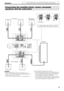Page 11Connections
8
Do not connect the  power cord until all other connections have been made.
CAUTION
• When you connect speakers other than the supplied ones, use 
speakers of the same speaker impedance (SPEAKER IMPEDANCE) 
indicated on the rear of the center unit.
 DO NOT connect more than one speaker to one speaker terminal. When installing the satellite speakers on the wall;Be sure to have them installed on the wall by a qualified personnel. 
DO NOT install the satellite speakers on the wall by...