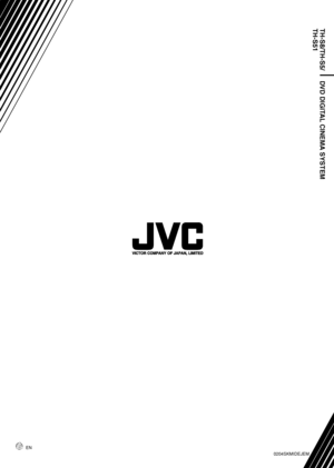 Page 50EN
0204SKMIDEJEM © 2004 VICTOR COMPANY OF JAPAN, LIMITED
TH-S8/TH-S5/
TH-S51DVD DIGITAL CINEMA SYSTEM
TH-S8-S5-S51[B]-09Cov4.fm  Page 48  Monday, March 15, 2004  2:47 PM
 