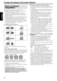 Page 523
Français
À propos des disques et des cartes mémoire
Ce système a été conçu pour lire les disques suivants :
DVD VIDÉO, DVD AUDIO, CD vidéo (VCD), CD super vidéo 
(SVCD), CD audio (CD), CD-R et CD-RW.
 Ce système est compatible avec le système PAL et peut  également lire des disques enre gistrés avec le système NTSC. 
Notez qu’un signal vidéo NTSC su r un disque est converti en 
signal PAL60 et sorti.
 Ce système peut également lire des fichiers MP3, WMA, JPEG  et MPEG4 enregistrés sur de s CD-R et...