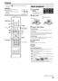 Page 2320
Playback
 The icon such as   shows the types of discs the operation is 
available for.
IMPORTANT
Before using the remote control for the 
following operation; 
1 Set the remote control mode selector to 
AUDIO.
2Press DV D.1Press OPEN/
CLOSE.
 The system turns on and the 
disc tray comes out.
0 on the center unit can also be used.
2Place a disc.
3Press 3 (play button).
For MP3/WMA disc
The file control display (Apg. 28) appears on the TV screen.
For JPEG disc
Each file (still pictures) is shown on...