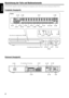 Page 85
Deutsch
Bezeichnung der Teile und Bedienelemente
Falls nicht anders angegeben, zeigen die Abbildungen des Hauptgerätes und des Subwoofers in dieser Anleitung das Modell TH-S9.
Frontplatte (Hauptgerät)
Rückwand (Hauptgerät)
VOLUME
SD/MMC
STANDBY
PHONES
Display
S. 25 S. 40 S. 21 S. 25
S. 18 S. 21
S. 23
S. 31 S. 40
S. 40S. 41 S. 33
S. 20 S. 20S. 20
S. 17
Disc-Fach (im Geräteinneren): S. 20
S. 16
Fernbedienungs-Signalsensor: S. 7S. 20
S. 17 S. 17
S. 16
S. 21 S. 21
S. 41, 43
S. 21 S. 21
S. 20
FM 75
AM...