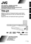 Page 1LVT1766-005A
[EN]
TH-U1
DVD DIGITAL CINEMA SYSTEM
DVD DIGITALT BIOGRAFSYSTEM
DIGITAALINEN DVD-KOTITEATTERIJÄRJESTELMÄ
DVD DIGITALT BIOGRAF SYSTEM
INSTRUCTIONS
BRUKSANVISNING
KÄYTTÖOHJE
INSTRUKTIONSBOG Består av XV-THU1, SP-THU1W, SP-THU1F och SP-THU1C
Sisältää seuraavat osat: XV-THU1, SP-THU1W, SP-THU1F ja
SP-THU1C
Består af XV-THU1, SP-THU1W, SP-THU1F og SP-THU1C
TH-U1[EN2]-01cov1.fm  Page i  Monday, July 23, 2007  1:16 PM
 