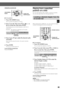 Page 4744
Using the on-screen bar
7During playback
1 Press ON SCREEN twice.
The on-screen bar appears on the TV.
2 Press Cursor 3/2 to move  to  in
the on-screen bar, then press ENTER.
The following pop-up window appears under the on-
screen bar.
Example: “ST” (stereo) is selected out of 3 audio
channels recorded.
3 Press Cursor ∞/5 to select the desired audio
channel(s).
Each time you press the button, the audio channels
change.
4 Press ENTER.
The pop-up window goes off.
To turn off the on-screen bar
Press ON...