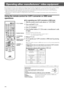 Page 7269
Operating other manufacturers’ video equipment
By changing the remote control signals from preset ones to the other manufacturers’, you can use the remote control supplied
for this system to operate other manufacturers’ VCRs, CATV converters, DBS tuners, and TVs. (For TVs, see page 20.)
• When operating other video equipment, aim the remote control directly at the remote control sensor on each equipment.
Refer also to the instruction manuals supplied with your equipment.
• Manufacturers’ codes are...