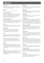 Page 7875
Glossary
Aspect ratio
The ratio of vertical and horizontal sizes of a displayed
image. The horizontal vs. vertical ratio of conventional TVs is
4:3, and that of wide-screens is 16:9.
Chapter
Refers to individual chapters included in a title.
Composite video signal
Refers to video signal comprised of three kinds of signals
combined: an image signal made up of luminance and
chrominance signals using the frequency multiplication
technique; burst signal providing the basis for color
reproduction; and...