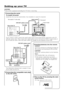 Page 66
Setting up your TV
CAUTION
• Turn off the equipment including the TV before connecting.
1Connecting the aerial
To install rod aerial
Install into the top-rear aerial holder. Once installed, it cannot be removed.
VIDEO -1
INPUT
VIDEO
AUDIO
OUTPUT
If you connect a VCR, connect the aerial output jack of your VCR and the aerial jack on the TV
with the aerial cable. Then connect the output jacks of your VCR and the VIDEO-1 input jacks of
the TV with the video cable and audio cables. For details, see the...