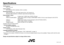 Page 24© 2005 Victor Company of Japan, Limited0505-FLE-JMTSpecificationsTV RF systems
B, G, I, D, K, M
Colour systems
PAL, SECAM, NTSC 3.58 MHz, NTSC 4.43 MHz
Receiving channels
VHF low channel (VL), VHF high channel (VH), UHF channel (U)
Receives cable channels in mid band, super band and hyper band.
External input / output
VIDEO-1: S-video input*, VIDEO input, AUDIO L/R input
VIDEO-2/COMPONENT: VIDEO input, AUDIO L/R input, COMPONENT VIDEO (Y/C
B/CR) input (Except for AV-2157YE/
AV-2155YE.)
VIDEO-3: VIDEO...