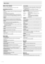 Page 20
E
18

Menu item details
The menu will differ depending on the input mode.
SCREEN (PC2/PC3)
AUTO
The CLOCK, PHASE, H-POS, and V-POS are automatically 
adjusted.
Pressing  performs adjustment.
Use this automatic adjustment when you use the PC2 input 
terminal or PC3 input terminals to display a PC screen for 
the ﬁrst time or when you change the setting of the PC. (See 
page 23.)
CLOCK
Adjusts frequency for sampling clock for applicable video.
Adjust when there is ﬂickering in the form of vertical...