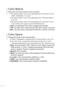 Page 3718
  Color  Matrix 
Selects the color matrix used for color conversion.
● The setting is fixed to “ Auto ” and unadjustable when “ Color Space ” is set to 
“ sRGB ”,  “ AdobeRGB ”,  or  “ x.v.Color ”.
● The setting is fixed to “ Auto ” and unadjustable when ” PC Monitor Mode ” is 
set to “ On ”.
● The setting is fixed to “ Auto ” and unadjustable when “ Color Space ” is set to 
“ Auto ” and the xvYCC signal is input to the HDMI terminal.
■   Auto   : An appropriate color matrix is applied automatically....