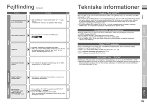 Page 19
31

DANSK
32

VIGTIGT!
KLARGØRING
BRUG
INDSTILLINGER
FEJL?
Display
Funktioner
Med “T-V LINK” kan du nemt udveksle informationer mellem tv’et og tilsluttet udstyr, der understøtter “T-V LINK”.Ved brug af T-V LINK:Du kan sende de kanalinformationer, du har programmeret på tv’et, til en “T-V LINK”-kompatibel enhed, så både tv’et og den eksterne enhed har de samme kanalindstillinger. Når du tilslutter en ny ekstern enhed, indlæses 
de aktuelle kanalinformationer, så kanalopsætningen kan gennemføres meget...