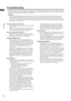 Page 3432
LT-Z26S2 (ASIA) / LCT1488-002A-H / English
ENGLISH
Troubleshooting
If a problem arises while you are using the TV, please read this “Troubleshooting” well before you request having the TV repaired. 
You may be able to fix it easily by yourself. For example, if the AC plug is disconnected from the AC outlet, or the TV aerial has 
problems, you may think there is a problem with the TV itself.
Important:
• This Troubleshooting guide only covers problems whose cause are not easy to determine. If a...