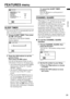 Page 3331
ENGLISH
LT-Z32/26SX5 / LCT1869-002A / English
FEATURES menu
SLEEP TIMER
You can set the TV to automatically turn off 
after a set period of time.
1 Choose SLEEP TIMER. Then press 
the a or 3 button
A Sub-menu of the SLEEP TIMER 
function appears.
2 Press the 5 buttons to set the 
period of time.
Then press the a button
You can set the period of time for up to 
120 minutes (2 hours) in 10 minute steps.
• One minute before the SLEEP TIMER 
function turns off the TV, “GOOD 
NIGHT!” appears.
• The SLEEP...