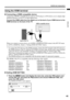 Page 47Additional preparation
45
ENGLISH
LT-Z32/26SX5 / LCT1869-002A / English
Using the HDMI terminal
„Connecting a HDMI compatible device
Connecting a HDMI compatible device such as a DVD player or DVR allows you to display high 
definition pictures on your TV in their digital form.
Connect the HDMI cable from the digital out on the back of your HDMI device to the 
HDMI terminal on the back of the TV.
When you connect as shown above, set AUDIO in HDMI SETTING menu in the SET UP menu 
to
 AUTO or DIGITAL....