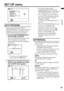 Page 3735
ENGLISH
LT-Z37/32/26SX5/32SX5W / LCT1869-002C / English
SET UP menu
AUTO PROGRAM
You can again perform the AUTO 
PROGRAM function TV channel automatic 
registration which was performed in the 
“Initial settings (Setup tour)” (page 8).
1 Choose AUTO PROGRAM, then 
press the a or 3 button
The AUTO PROGRAM function starts. 
The TV channels you receive are 
automatically stored in the programme 
numbers list.
• To stop the AUTO PROGRAM 
function, press the a button.
2 After the TV channels have been...