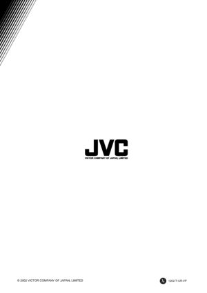 Page 48© 2002 VICTOR COMPANY OF JAPAN, LIMITED6
PD-42(ASIA) / LCT1309-001A / All cover
Cover 4
1202-T-CR-VP
LCT1309-001A_Cover.fm  Page 6  Friday, December 13, 2002  9:48 AM
 