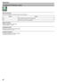 Page 86PLAYBACK SETTING Menu (video)
.
DISPLAY DATE/TIME
Sets whether to display the recording date and time during video playback.
SettingDetailsOFFDoes not display the date and time during playback.ONDisplays the date and time during playback.
DIGEST PLAYBACK
Plays back a digest of the recorded videos.
“ DIGEST PLAYBACK ” ( A p. 48)
PLAYBACK PLAYLIST
Plays back the playlists registered in Digest Playback. “ PLAYBACK PLAYLIST ” ( A p. 49)
PLAYBACK OTHER FILE
Plays videos with defective management information....